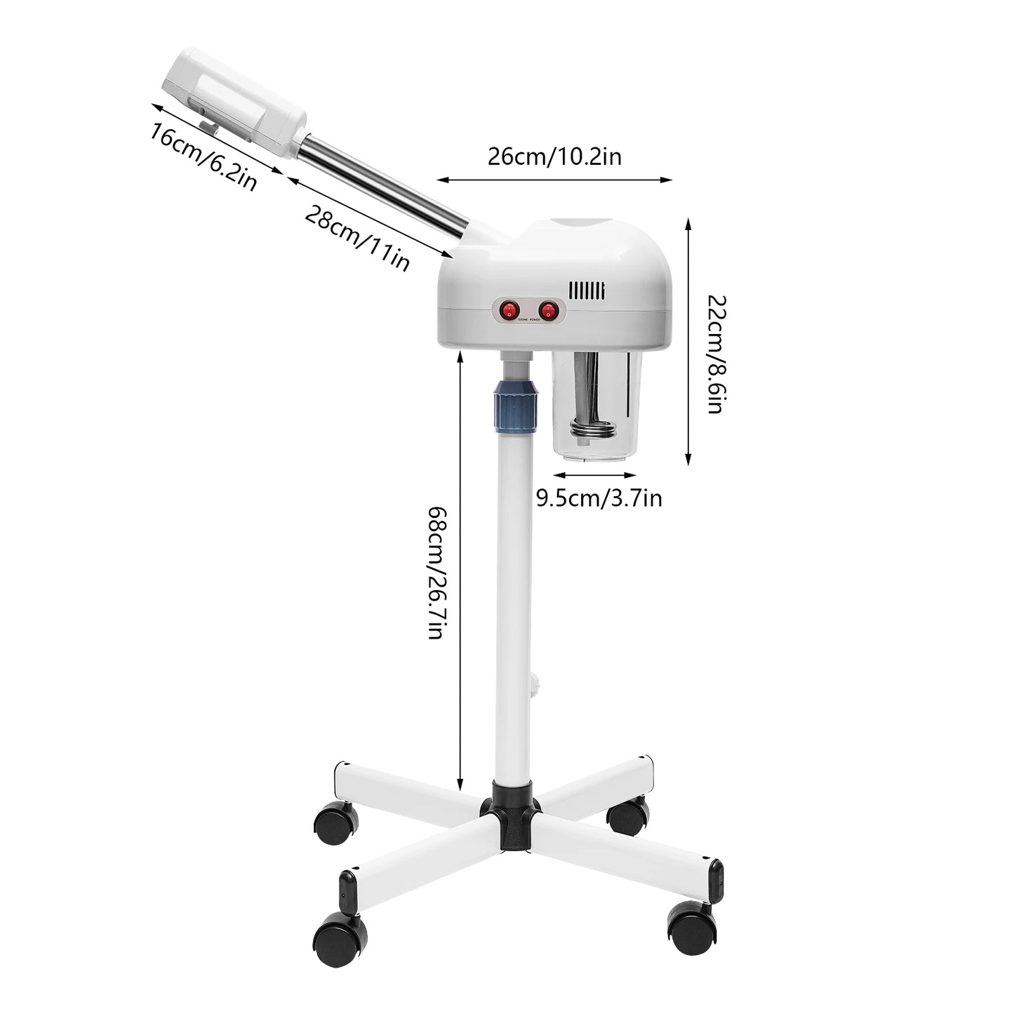 800W Professional Ozone Facial Steamer
