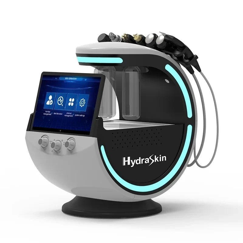 CASMB 7-in-1 Hydro Facial Machine – Professionelle Gesichtspflege mit Ultraschall, Sauerstoff & Dermabrasion für Tiefenreinigung und Hautverjüngung