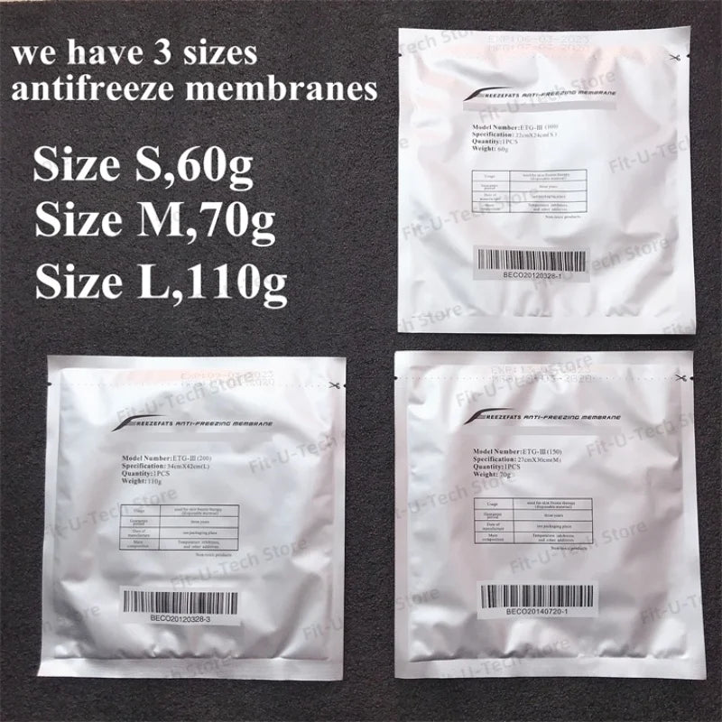 Kryolipolyse Schutzmembran – 60 + 70 g Thick Freezing Mask
