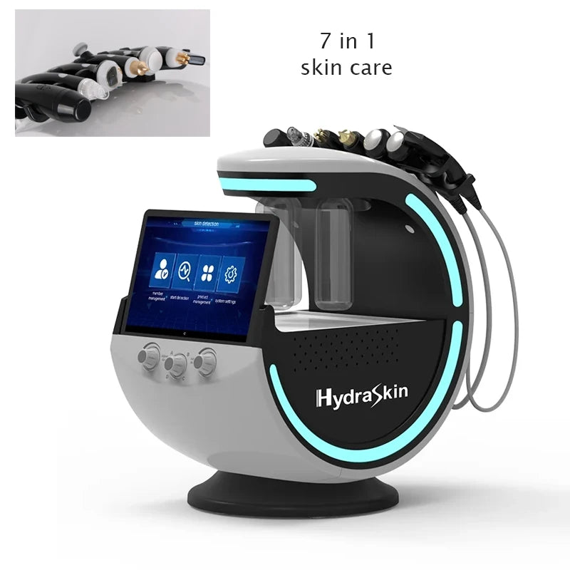 CASMB 7-in-1 Hydro Facial Machine – Professionelle Gesichtspflege mit Ultraschall, Sauerstoff & Dermabrasion für Tiefenreinigung und Hautverjüngung